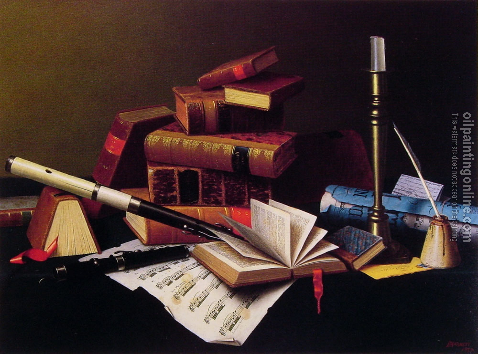 William Michael Harnett - Music and literature